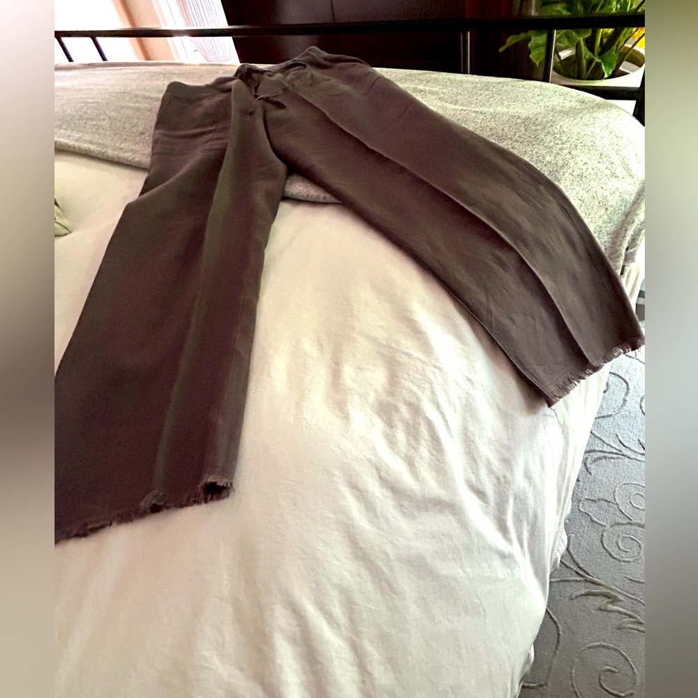 Wide Leg Linen Pants